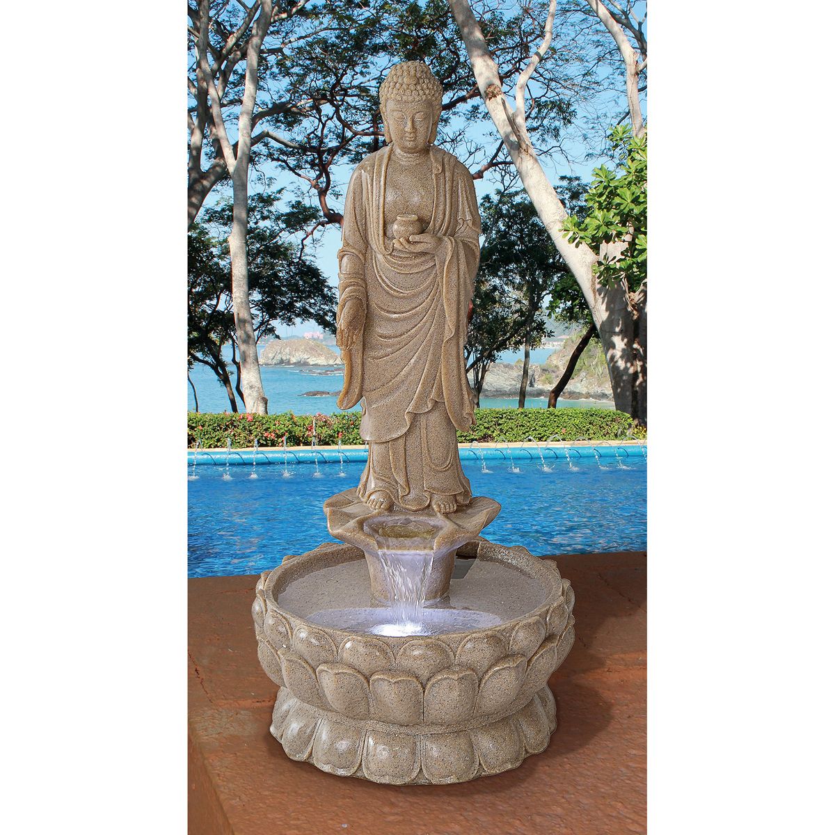 Image Thumbnail for Earth Witness Illuminated Fountain